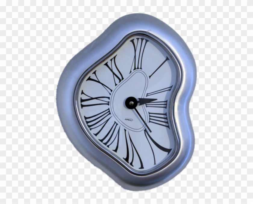 Drawn Clock Warped - Warped Clock Png Clipart
