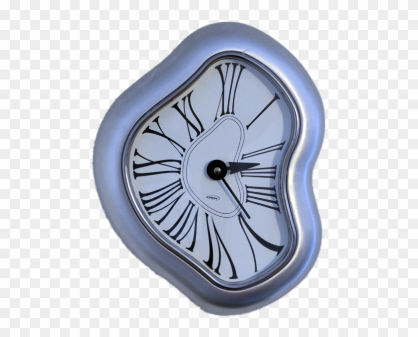 Drawn Clock Warped - Warped Clock Png Clipart #606152