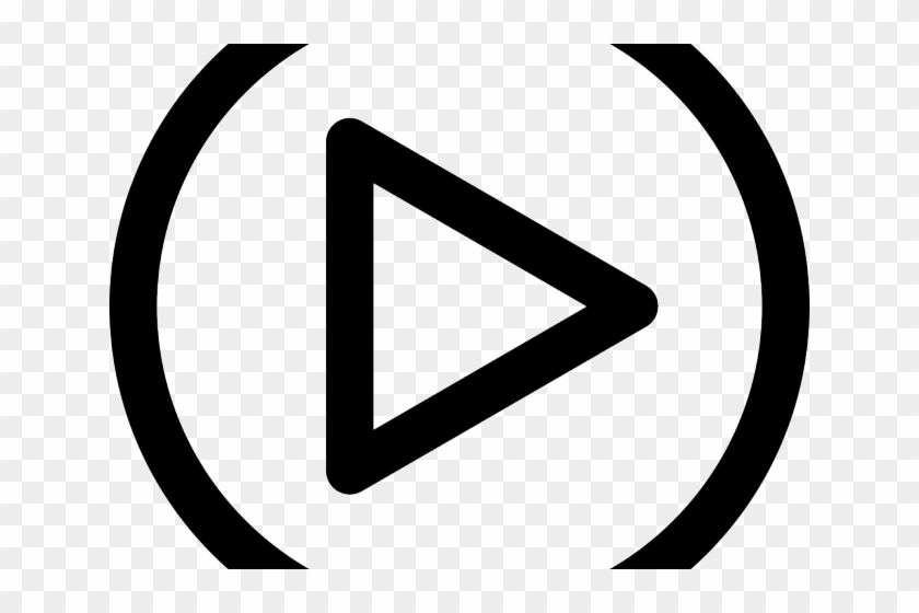 Play Button Png - Vector Graphics Clipart #606214