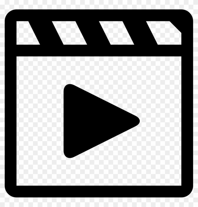 Movie Play Button Comments - Movie Icon Clipart