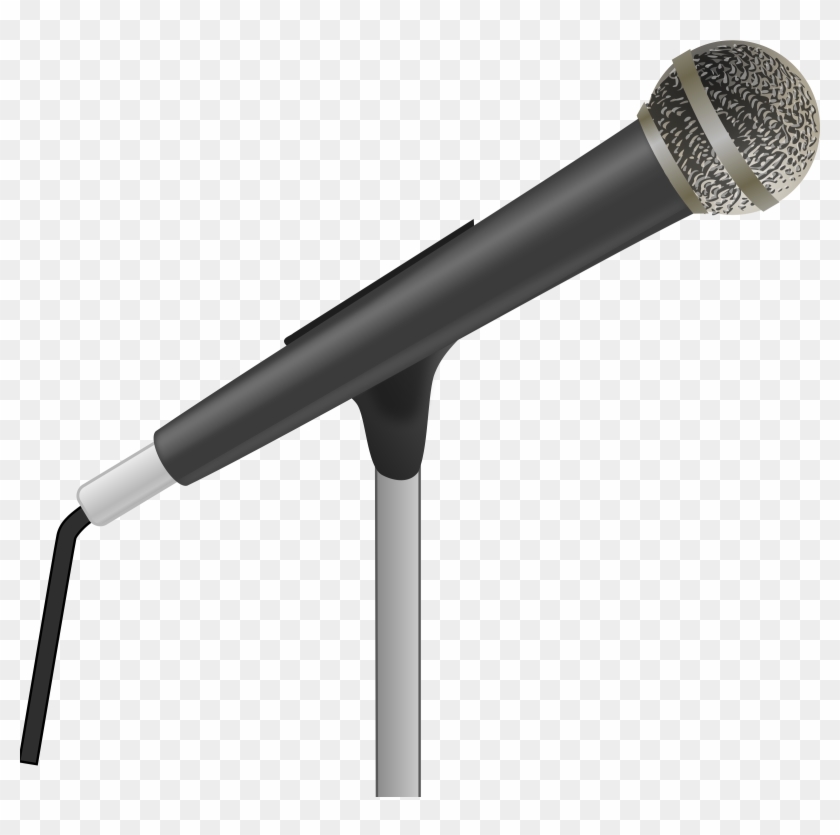 Microphone Png Picture - Microphone Clip Art Transparent Background #606666