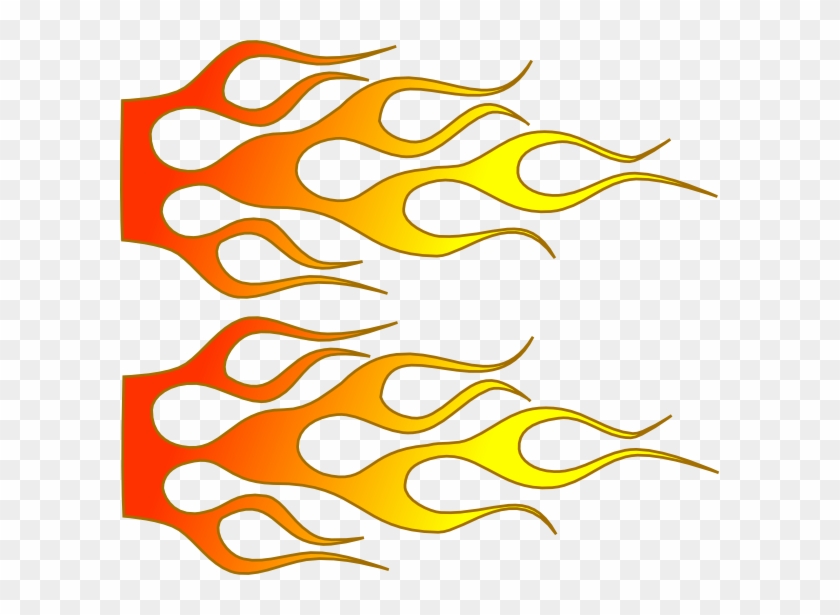 Racing Flames Png - Flame Art Clipart #606893