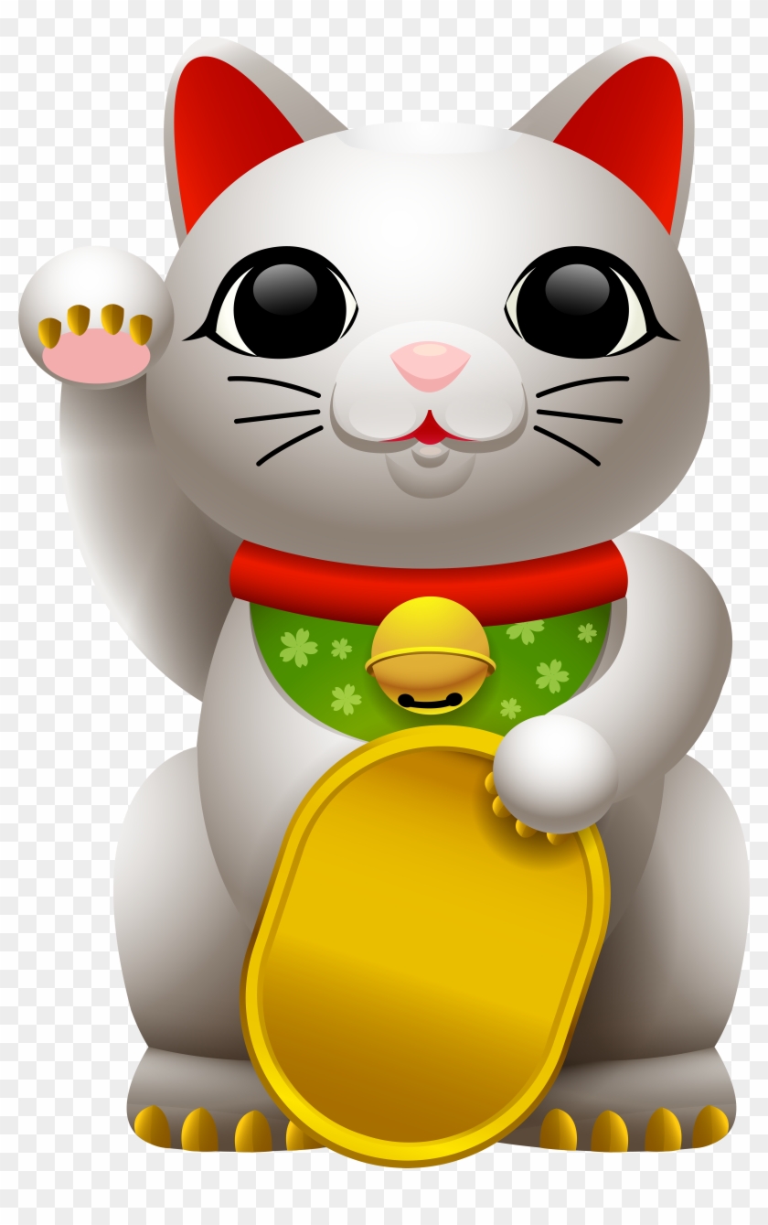Lucky Cat Png Clip Art - Lucky Cat Transparent #607131