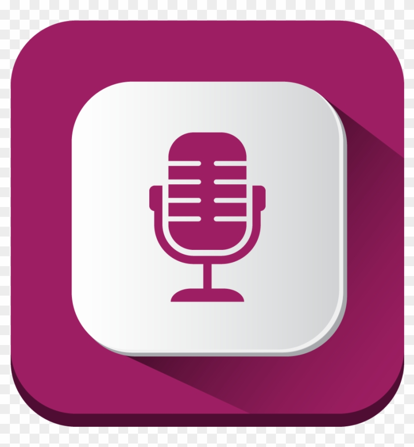 Microphone Png Image - Icone Musica Png Pink Clipart #607714
