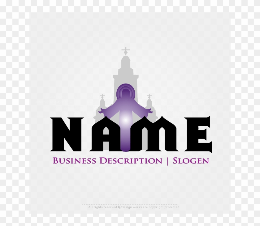 Online Logo Creator Catholic Church Label Template - Business Woman Of The Year Clipart