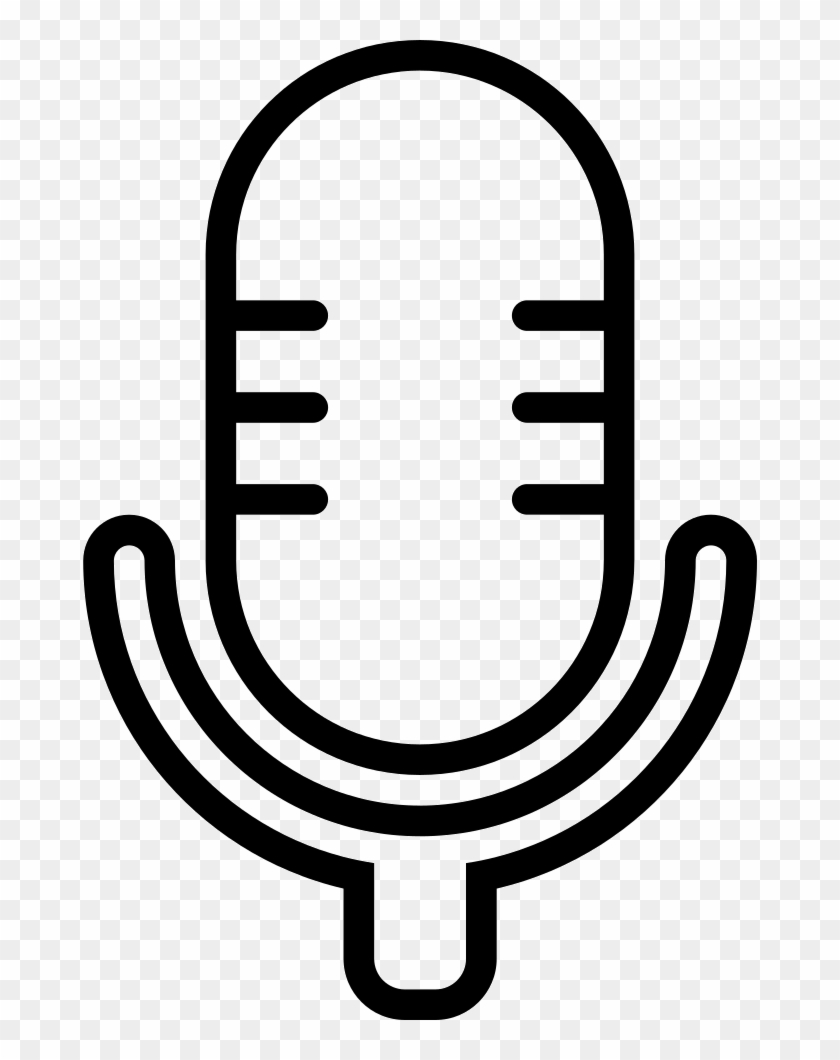 Png File Svg - Microphone Line Drawing Png Clipart