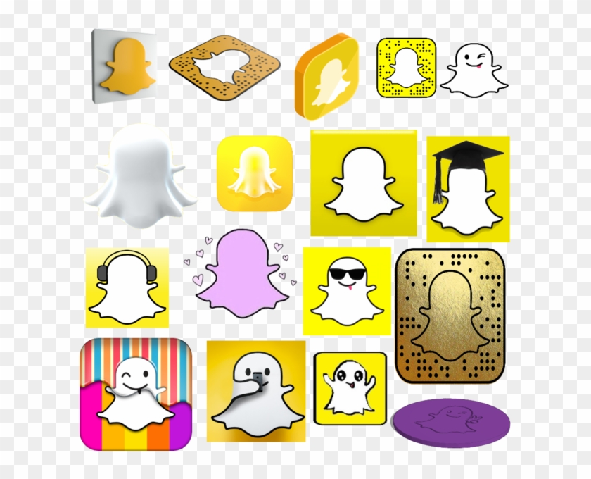 Snapchat Logo Pack - Snapchat Logo Clipart #607996