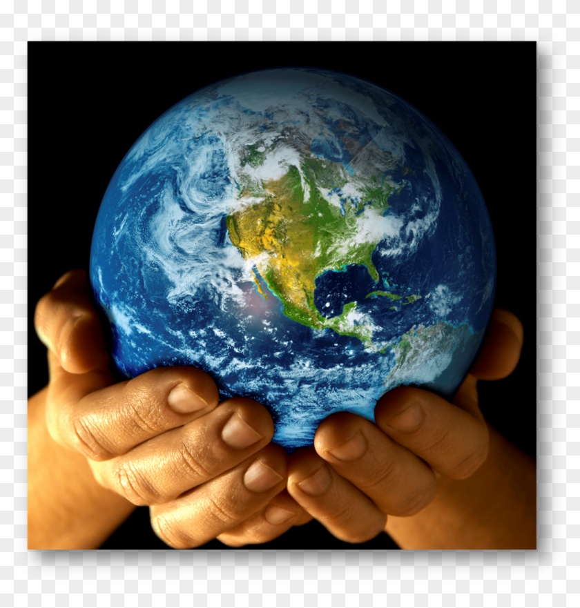 Hands Holding Earth Clipart #608378
