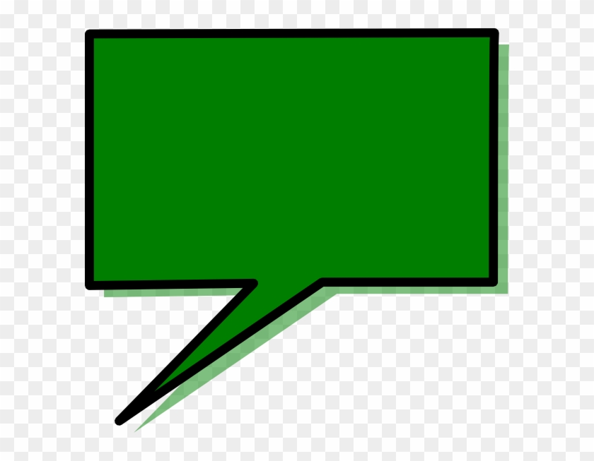 Speech Bubble Clipart Teacher - Green Speech Bubble Png Transparent Png #608466