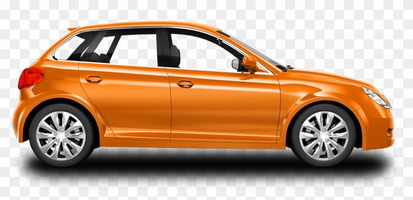 Car Png Transparent Images - Orange Car Cartoon Png Clipart