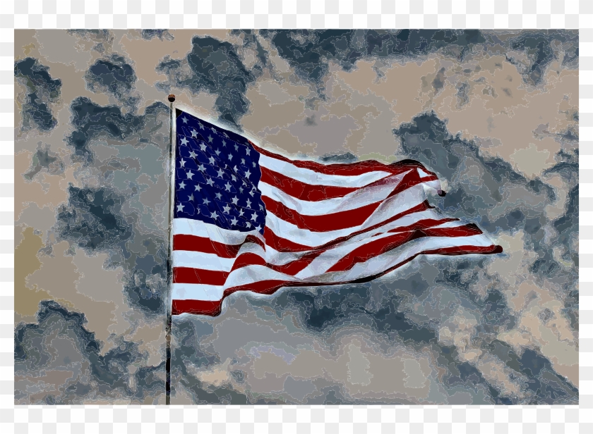 Medium Image - Flag Of The United States Clipart