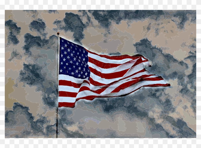 Medium Image - Flag Of The United States Clipart #609210