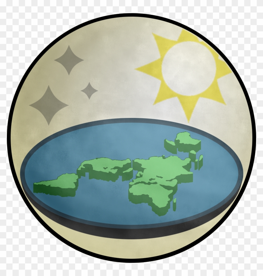 Flat Earth Society Symbol Clipart
