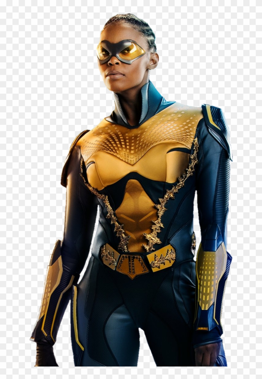 Black Lightning Png - Black Lightning Cw Thunder Clipart #609778