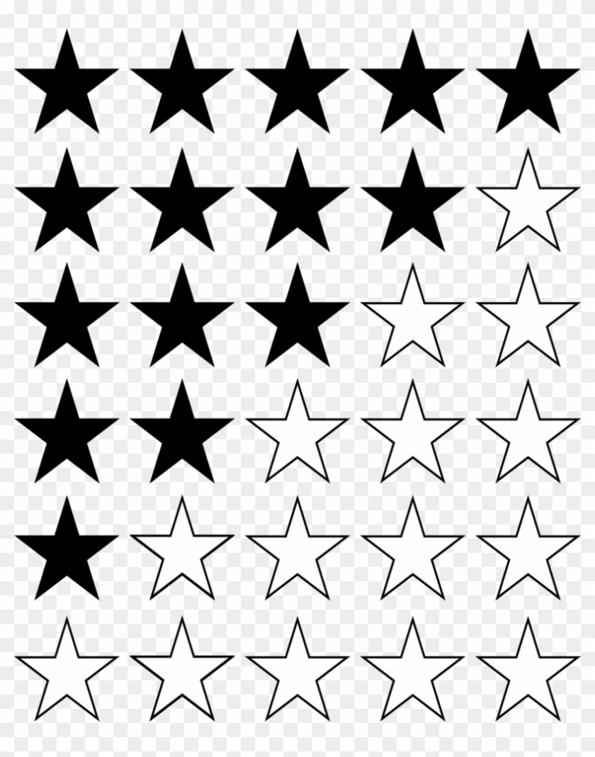 Gta Wanted Level Stars Png File - 5 Star Rating Icon Free Clipart