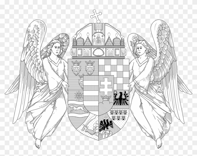 Coat Of Arms Of The Lands Of The Holy Hungarian Crown - Hungarian Kingdom Coat Of Arms Clipart
