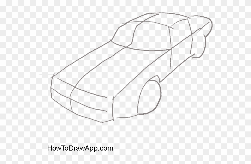 How To Draw A - Line Art Clipart
