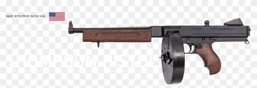 Gun Transparent Png - Thompson Auto Ordnance Clipart #6000981