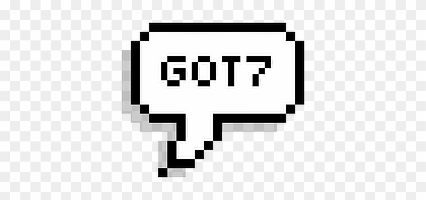 #got7 #igot7 #kpop #pixelspeechbubble #pixel #speechbubble - Cute Pixel Speech Bubble Clipart