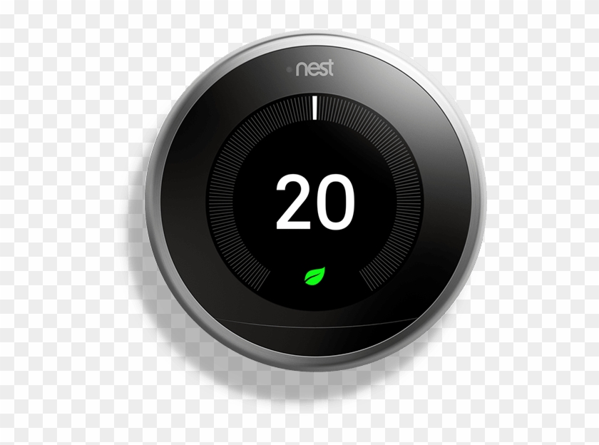 Nest Learning Thermostat - Circle Clipart #6001379