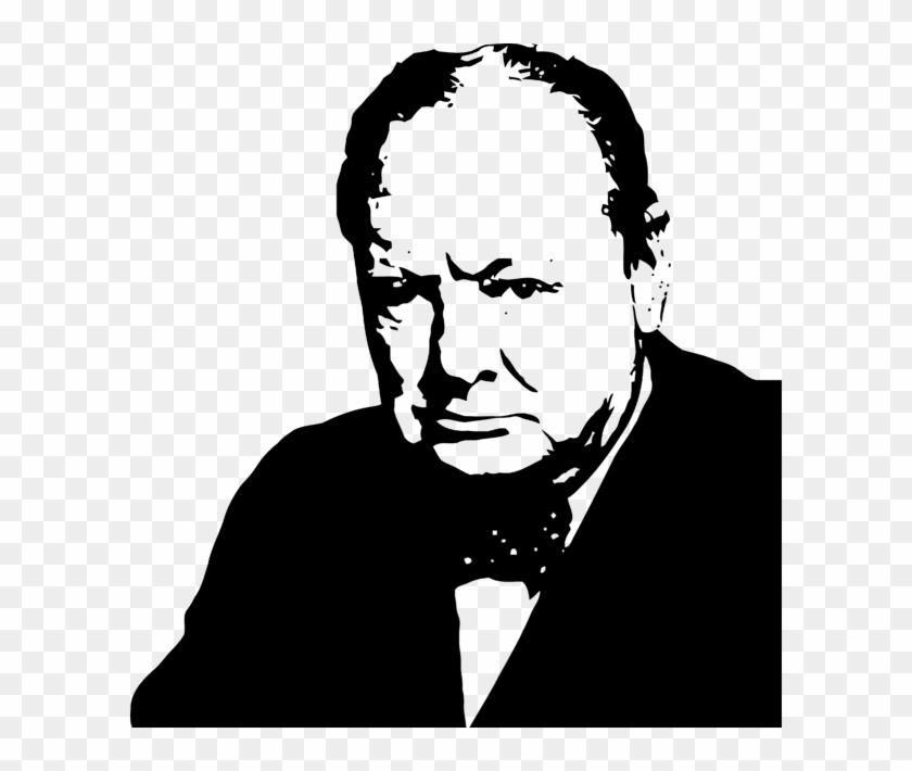 Bleed Area May Not Be Visible - Winston Churchill Clipart #6001672