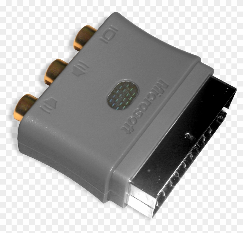Xbox 360 Scart Adapter - Xbox 360 Scart Lead Clipart #6001707