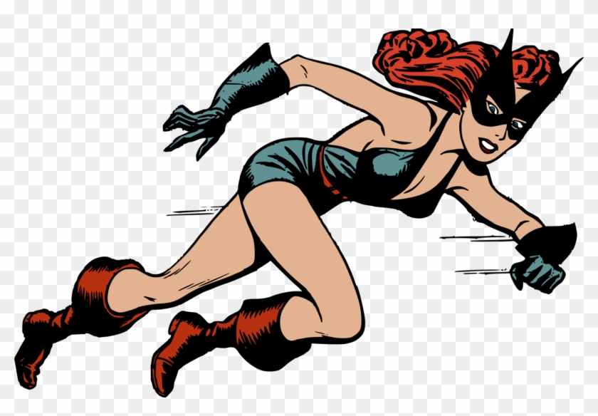 Comics Heroine - Cat Heroine Comics Clipart