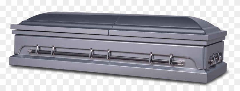 Transparent Coffin Closed - Metal Clipart