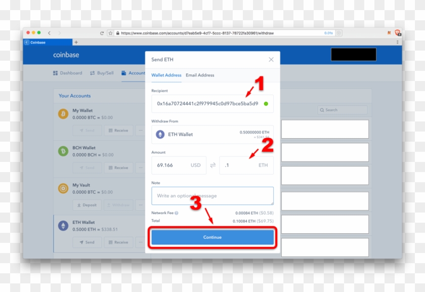 Send Btc From Coinbase To Binance Clipart