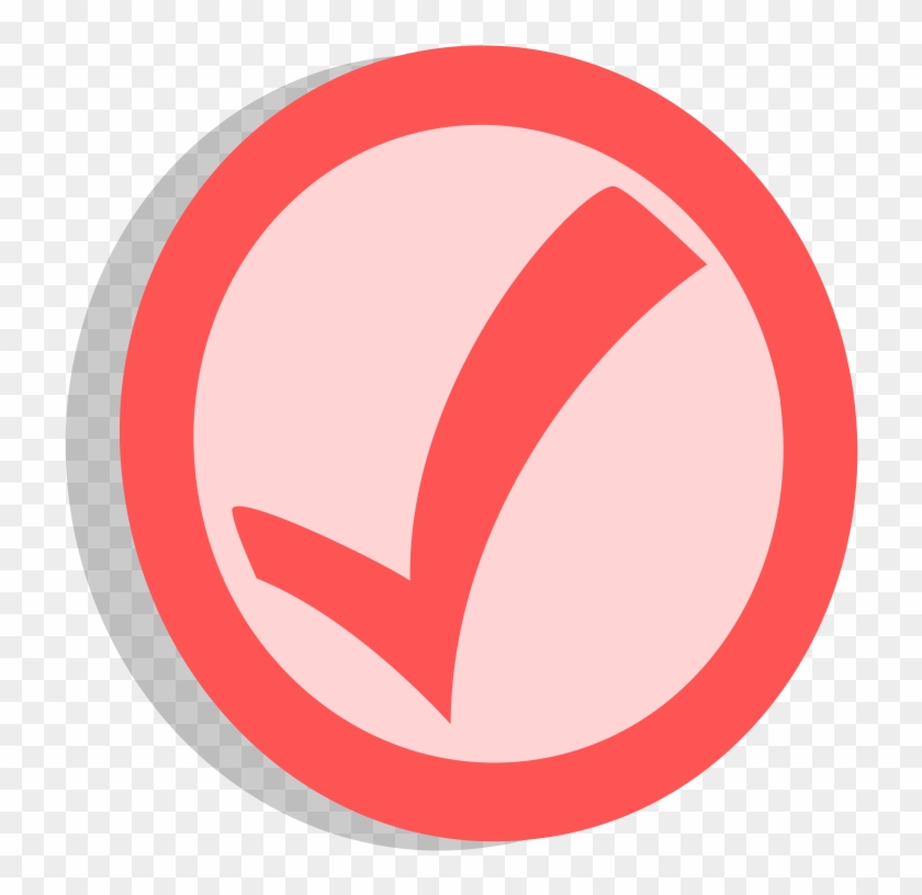 Symbol Confirmed Red - Down Steal This Album Clipart