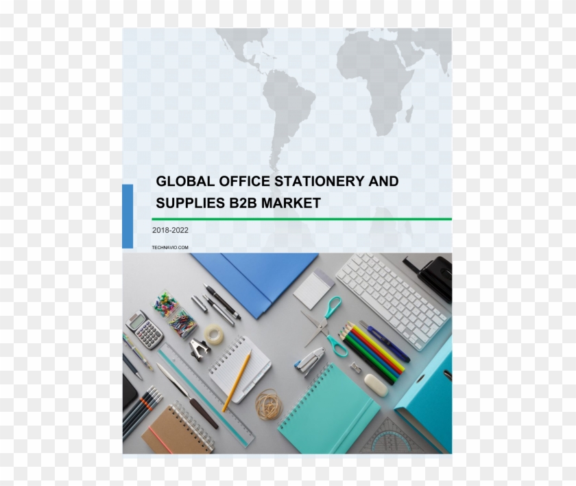 Global Office Stationery And Supplies B2b Industry, - Flyer Clipart #6002142