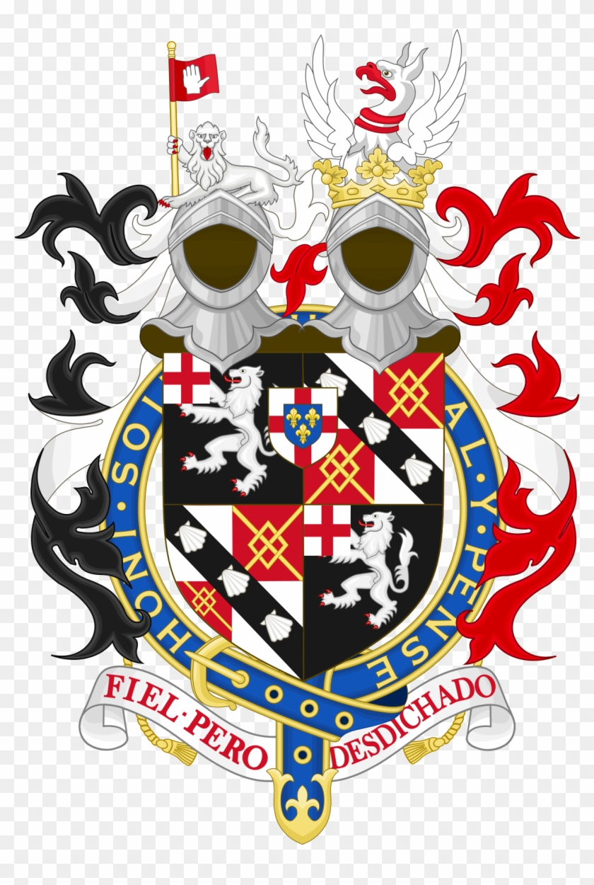 Coat Of Arms Of Winston Churchill - Baden Powell Coat Of Arms Clipart #6002243