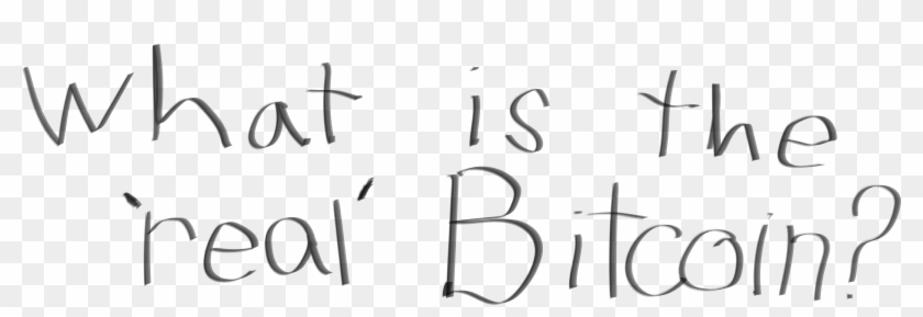 If You've Been Watching The Bitcoin Drama Over The - Calligraphy Clipart