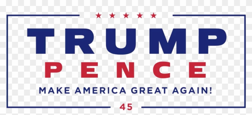 Donald Trump 2020 Presidential Campaign - Trump Pence Logo Font Clipart #6002902