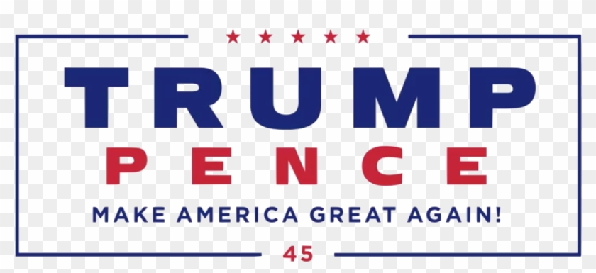 Donald Trump 2020 Presidential Campaign - Trump Pence Logo Font Clipart (#6002902) - PikPng