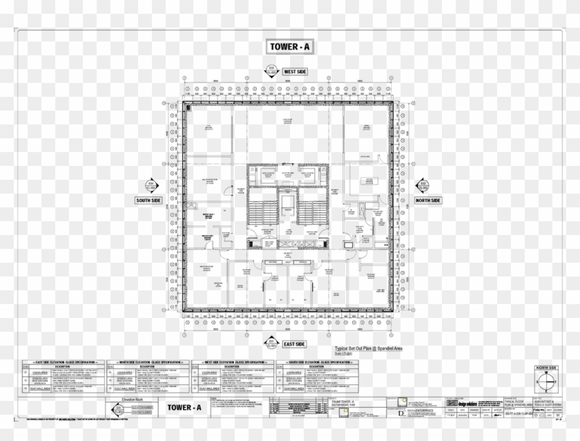 Trump Tower Shop - Technical Drawing Clipart