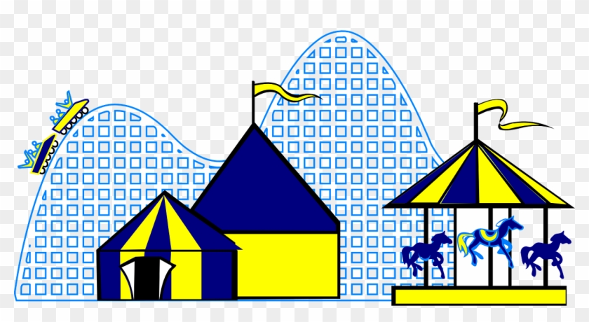 Annual Fair Vanity Fair Tents - Rides Clipart - Png Download #6004449
