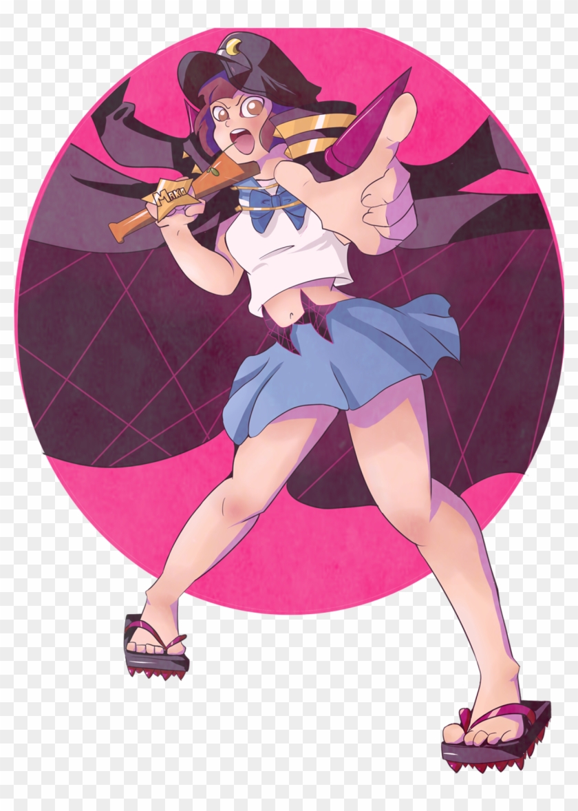 Mako Mankanshoku Of Kill La Kill By Fluorensencia - Cartoon Clipart