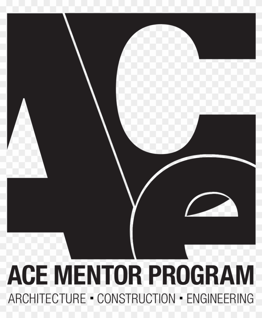 Vertical Black Logo - Ace Mentor Clipart