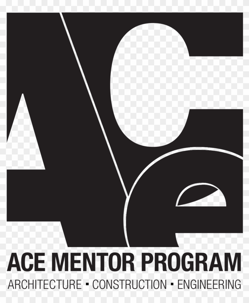 Vertical Black Logo - Ace Mentor Clipart #6004487