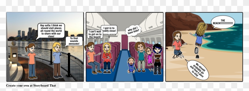 Around The World - Cartoon Clipart #6004589