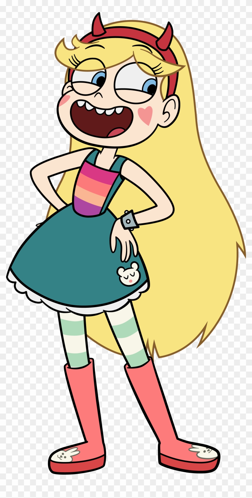 Star From Star Vs - Star Vs The Forces Of Evil Star Butterfly Clipart #6004755