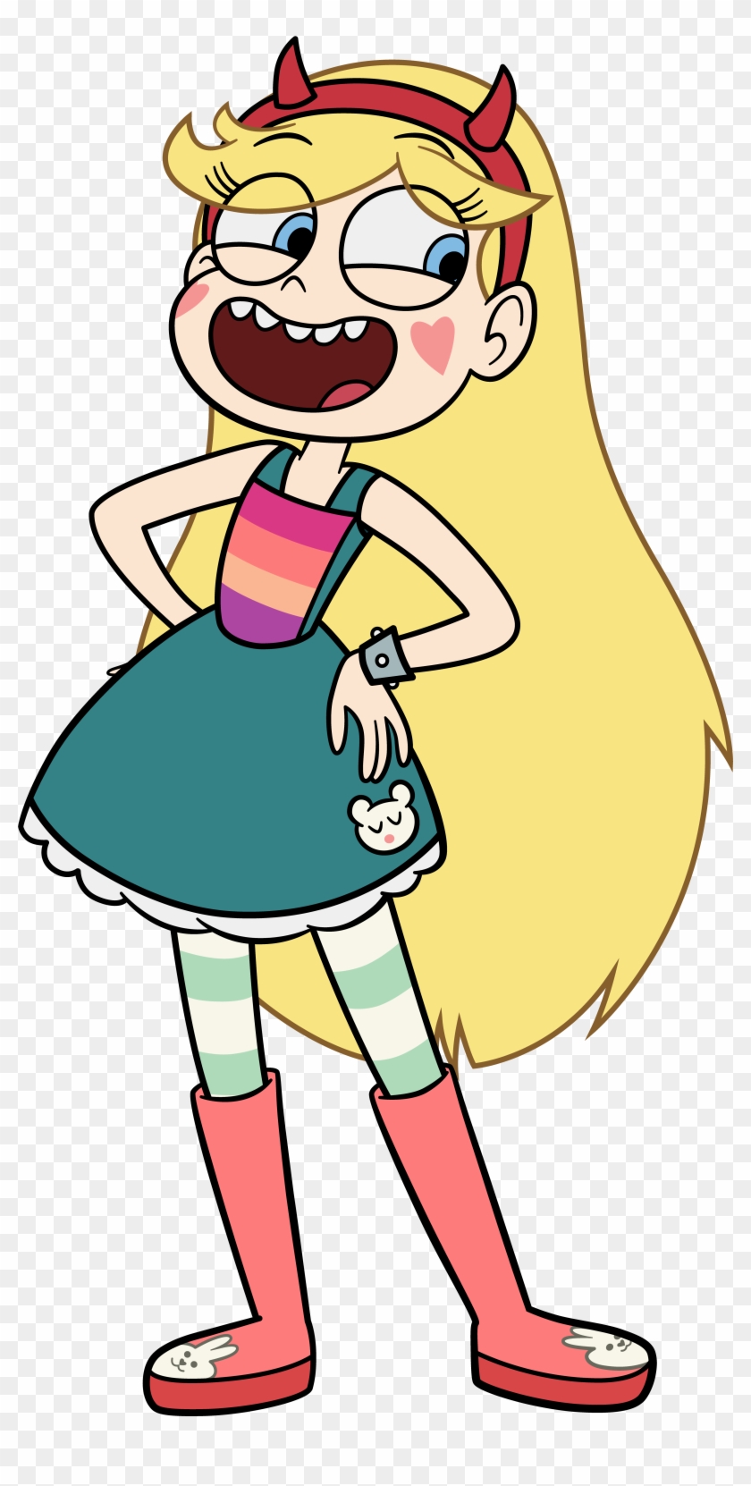 Star From Star Vs - Star Vs The Forces Of Evil Star Butterfly Clipart