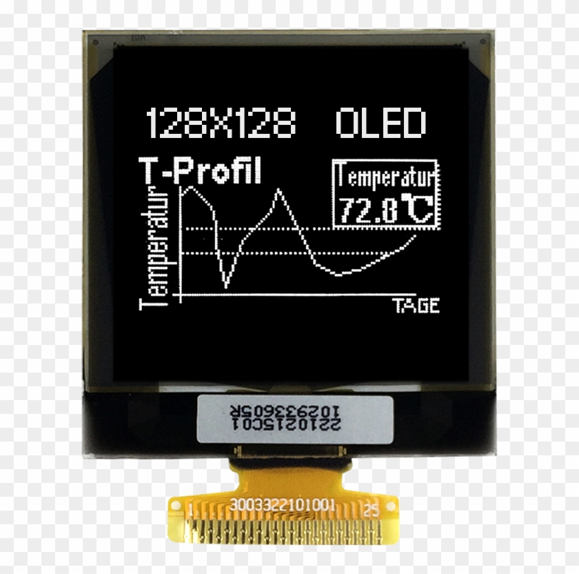 White Display - Led-backlit Lcd Display Clipart #6004942