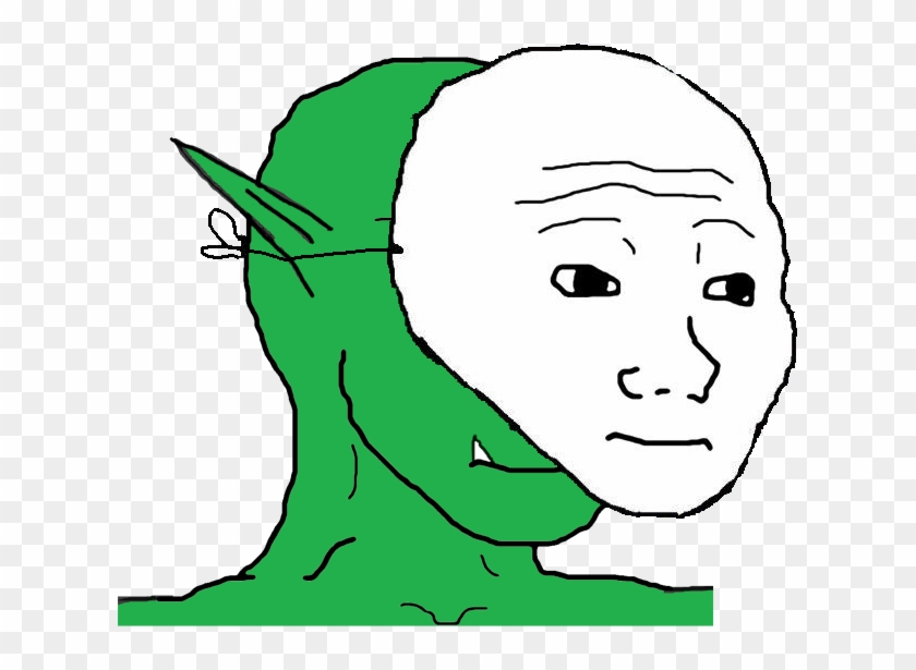 Just Made Some Wojak Mask React Pics For Use On People - Goblin Wojak Clipart