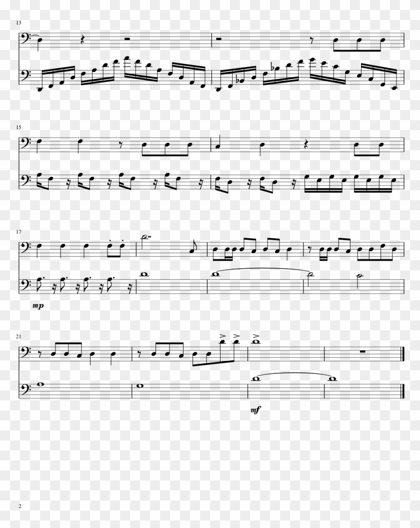 The Forces Of Evil Opening Theme Sheet Music 2 Of 2 - Star Vs The Forces Of Evil Opening Theme Song Music Clipart #6005050