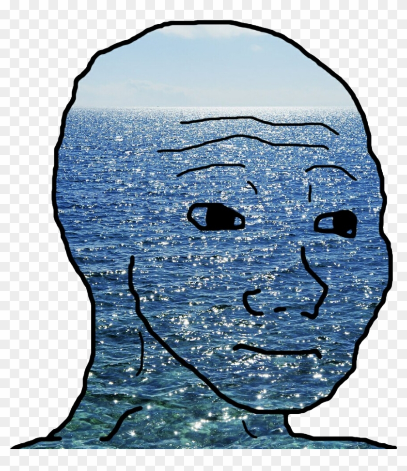 2mib, 960x986, Water Wojak - Wojak Ocean Clipart
