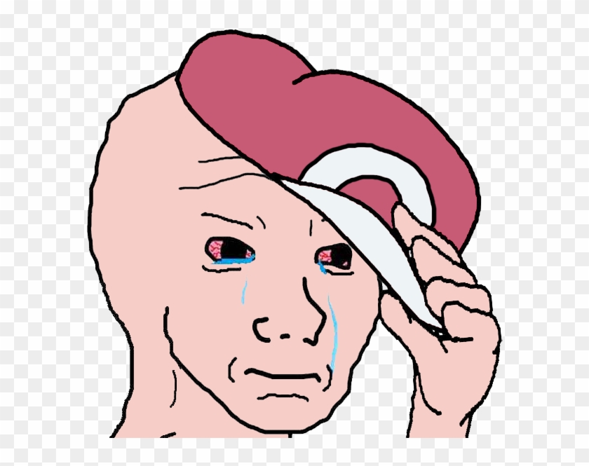 Red Wojak , - Sad Nintendo Wojak Clipart