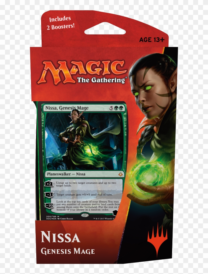 Mtg Hour Of Devastation Planeswalker Deck - Mtg Nissa Genesis Mage Clipart #6005337