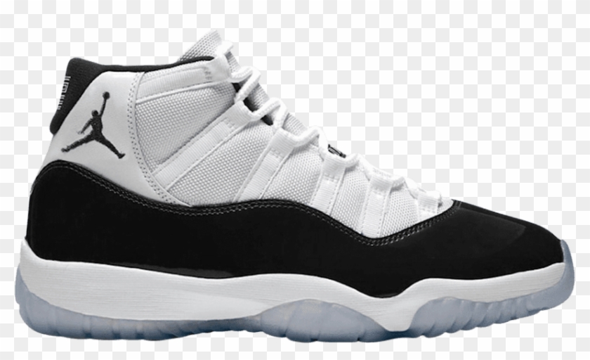 2018 Nike Air Jordan 11 Concord Xi Black White 378037-100 - Air Jordan Clipart